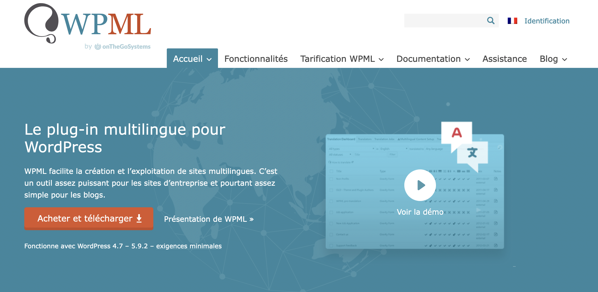 site web de wpml - traduction de site web